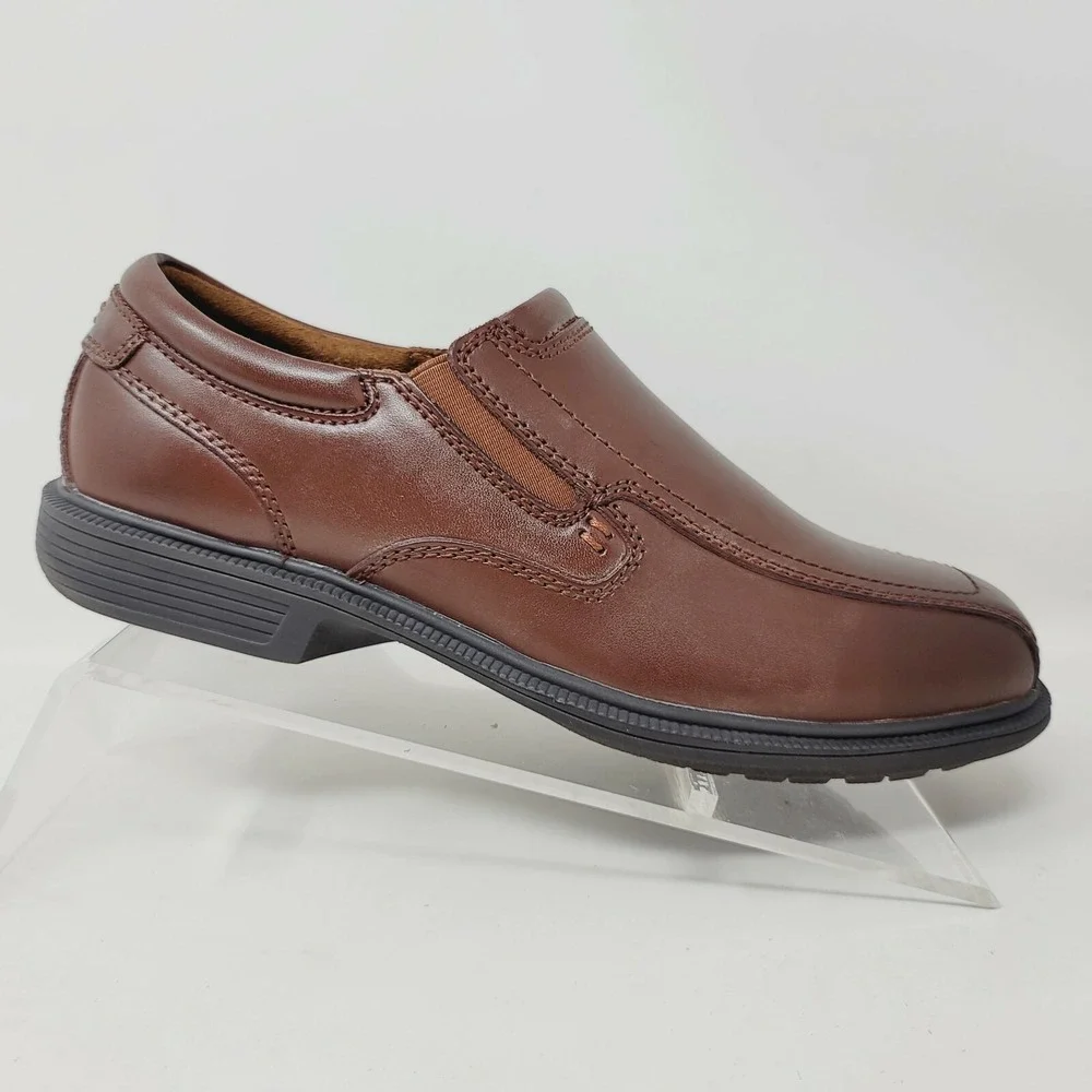 Nunn Bush Men's Loafers Size 7 m Brown Side Gore
